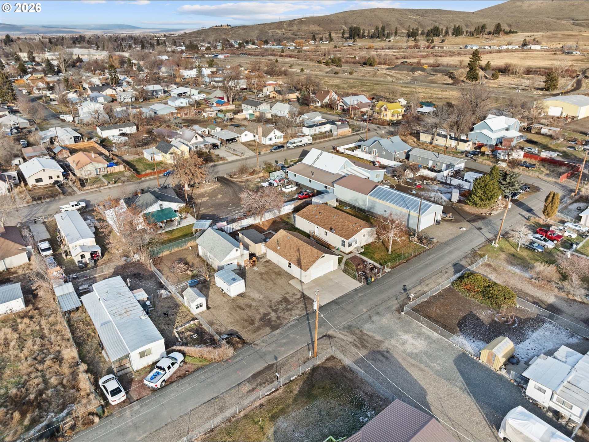 2106 Colorado Place Baker City, OR 97814 - Photo 11 of 40 an aerial view of residential houses with outdoor space