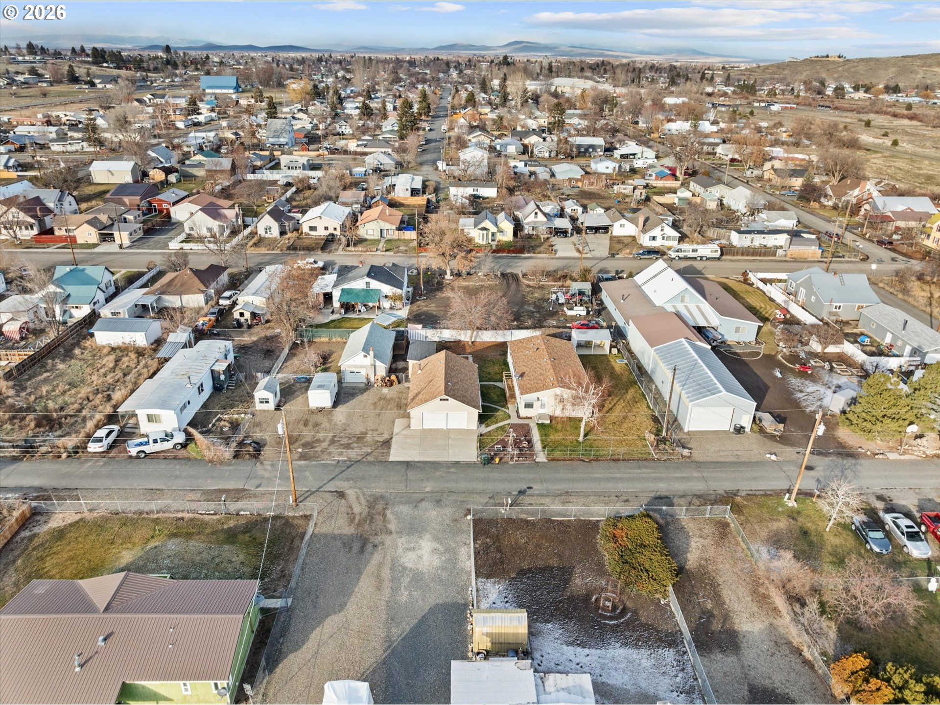 2106 Colorado Place Baker City, OR 97814 - Photo 12 of 40 an aerial view of residential houses with outdoor space