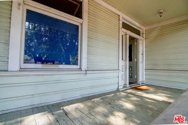 a view of front door