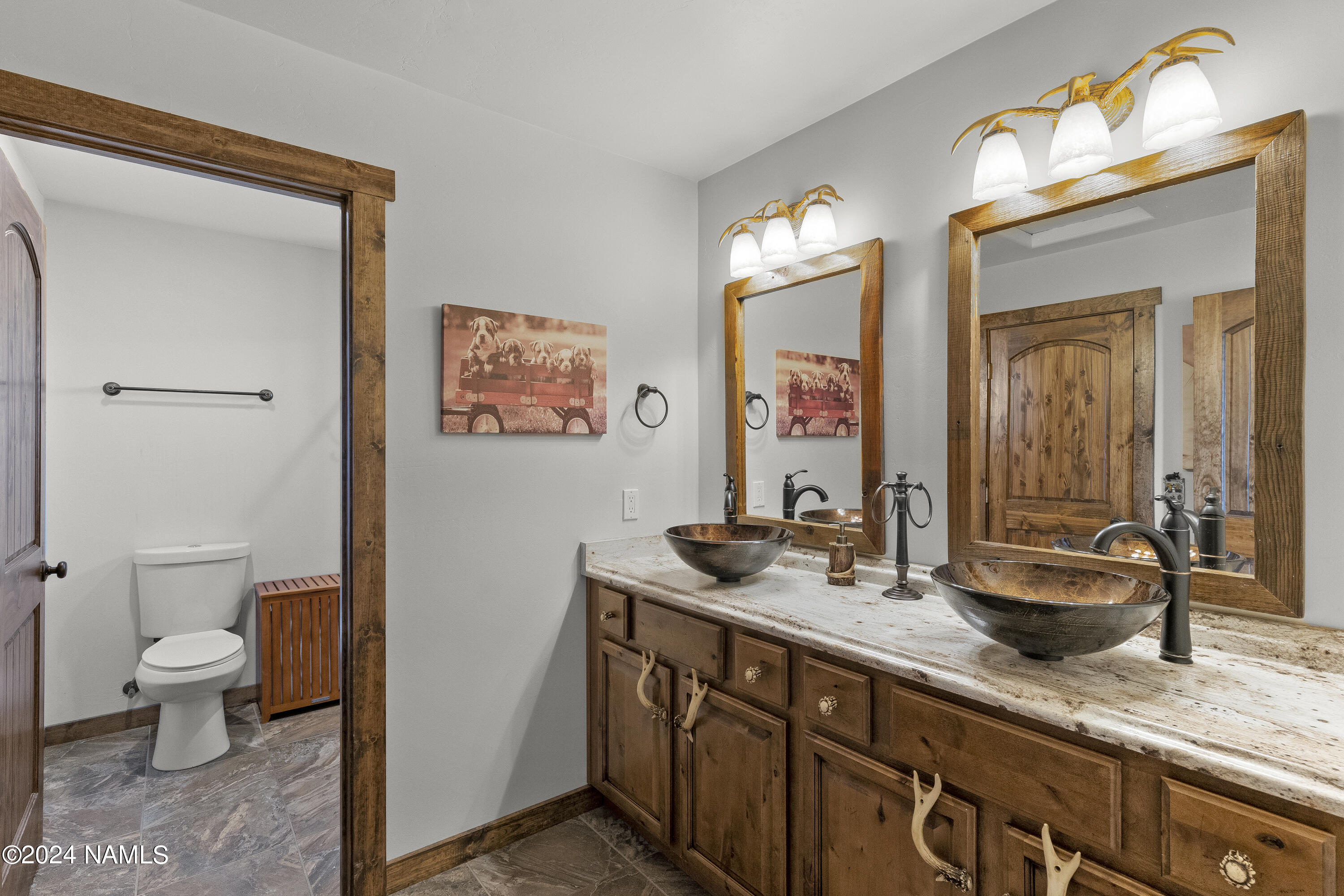5268 Pabst Way Flagstaff, AZ 86004 - Photo 31 of 55 Dual Sinks in the Hall Bathroom