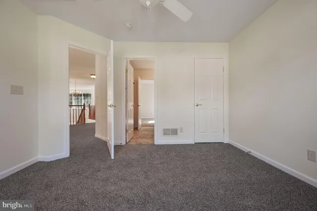 a view of empty room