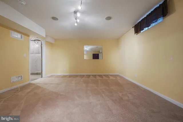a view of an empty room