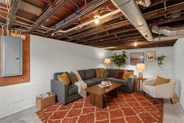 a outdoor space with patio lots of furniture