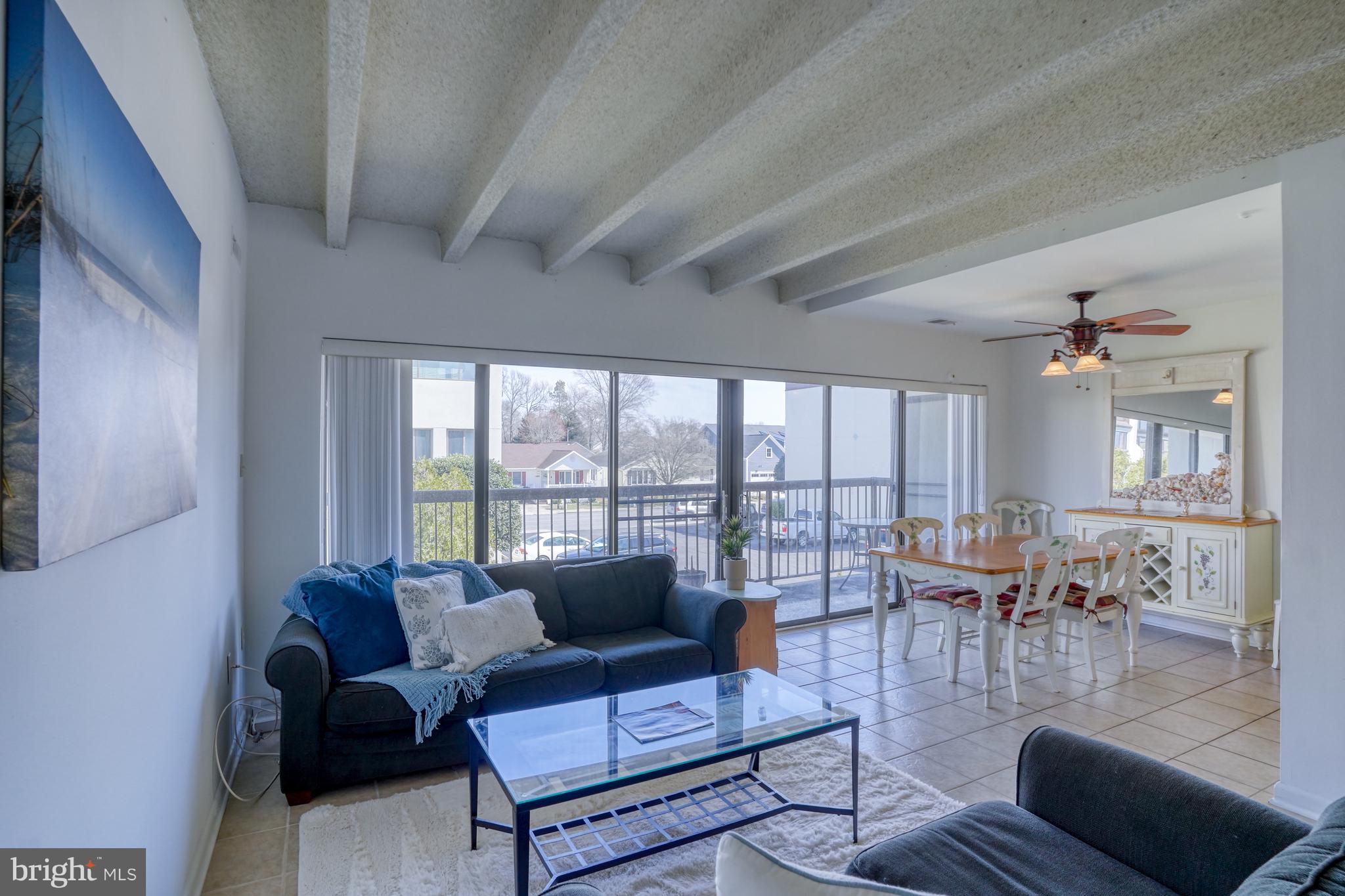 13908 North Ocean Road, Unit 8C Ocean City, MD 21842 - Photo 2 of 36 Open Concept Living Room and Dining