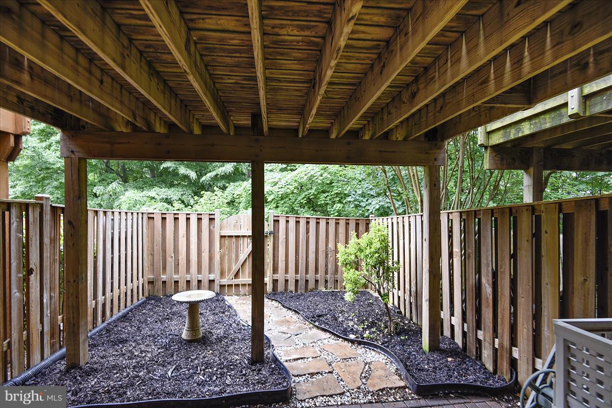 8448 Springfield Oaks Drive Springfield, VA 22153 - Photo 23 of 28 Walk out to fully fenced back