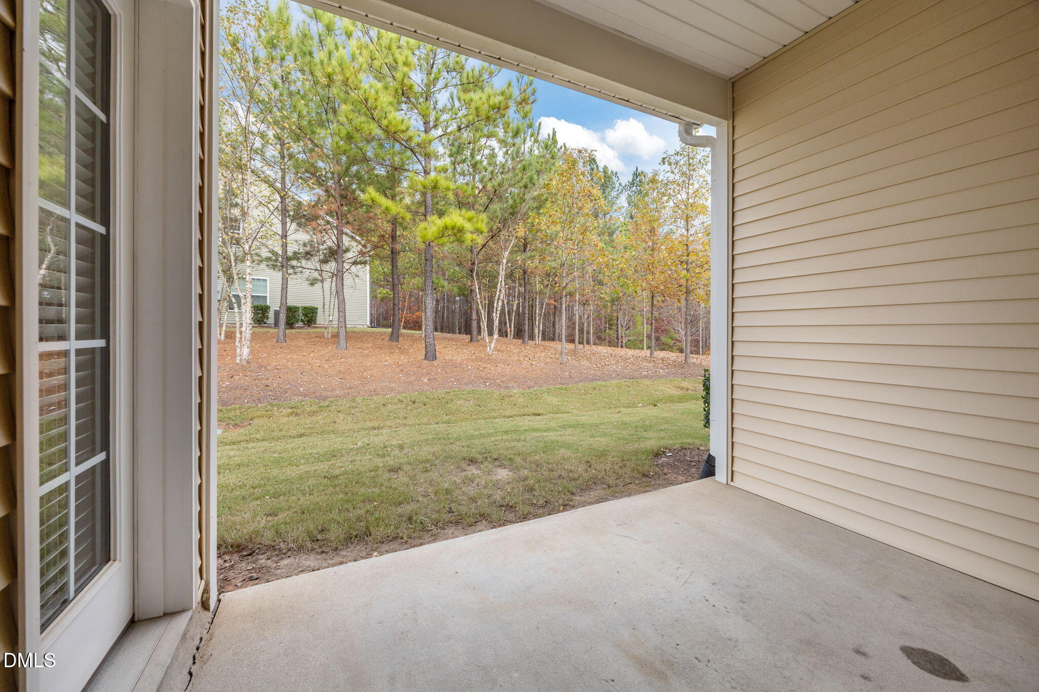 1001 Epiphany Road Morrisville, NC 27560 - Photo 35 of 39 a view of back yard from a room