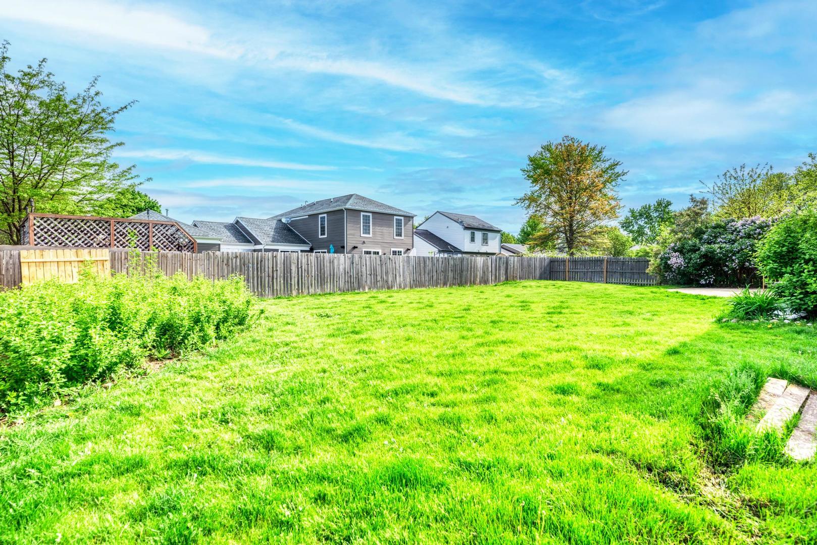 2210 Ridge Avenue Aurora, IL 60504 - Photo 29 of 29 a view of a garden with a house in the background