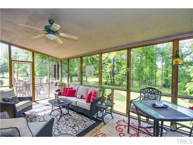 10117 Hampton Road Rougemont, NC 27572 - Photo 19 of 25 Screened porch overlooking 11.7 acres! Great for entertaining! Screened Porch