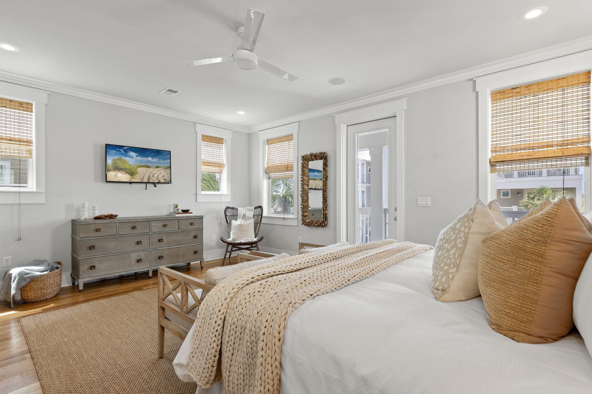 51 Trigger Trail East Inlet Beach, FL 32461 - Photo 29 of 57 a bedroom with bed and window