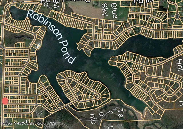 an aerial view of an entryway