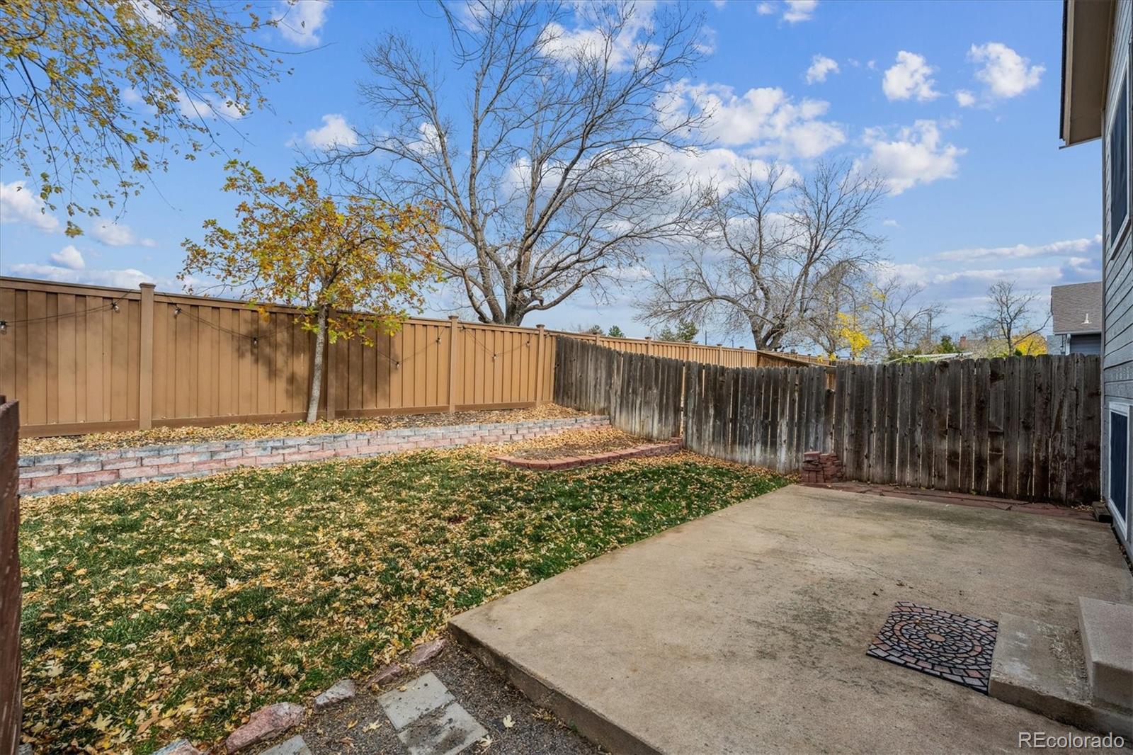669 Walden Court Highlands Ranch, CO 80126 - Photo 24 of 34 a backyard of a house with lots of green space