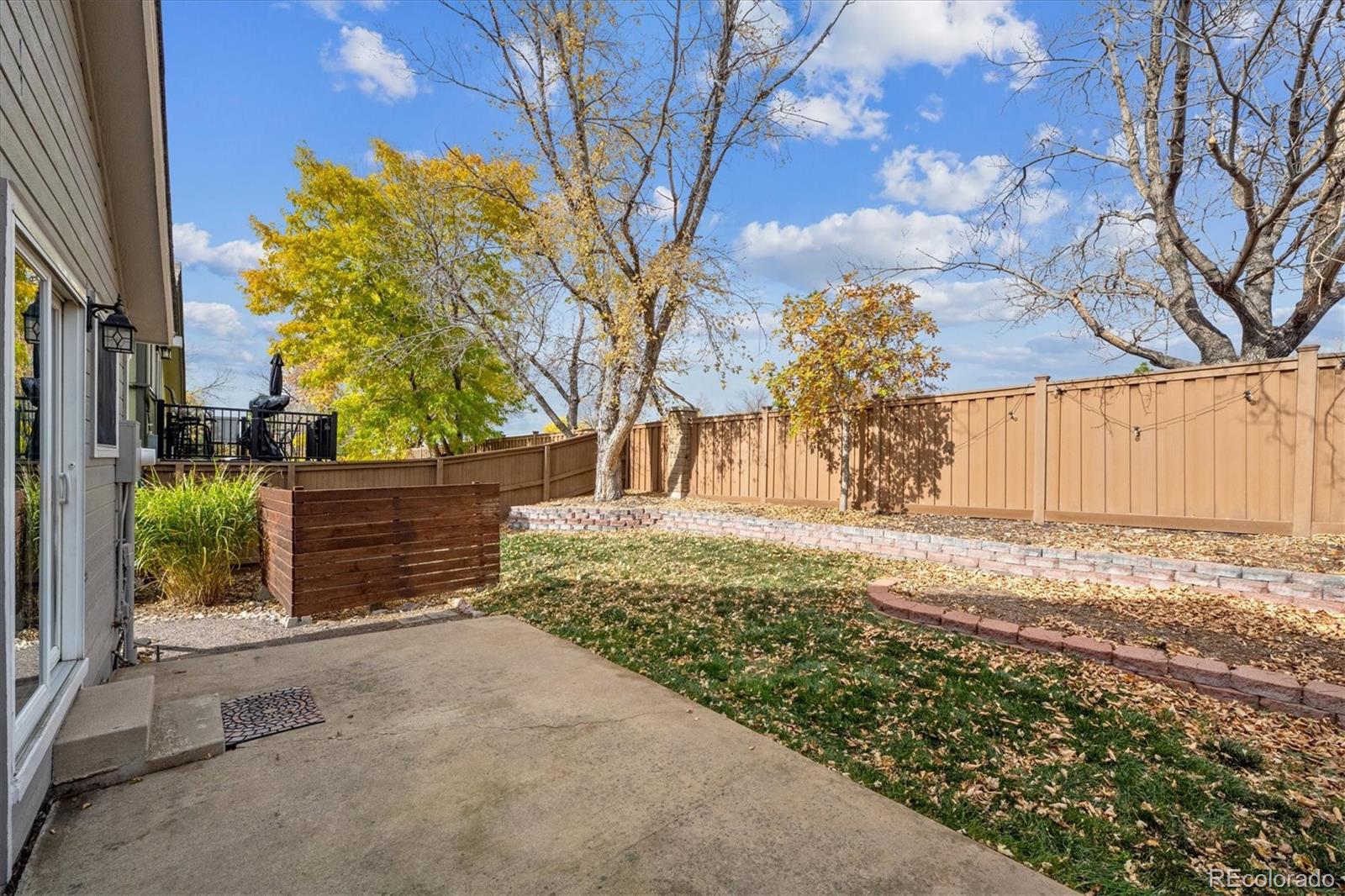 669 Walden Court Highlands Ranch, CO 80126 - Photo 25 of 34 a backyard of a house with lots of green space