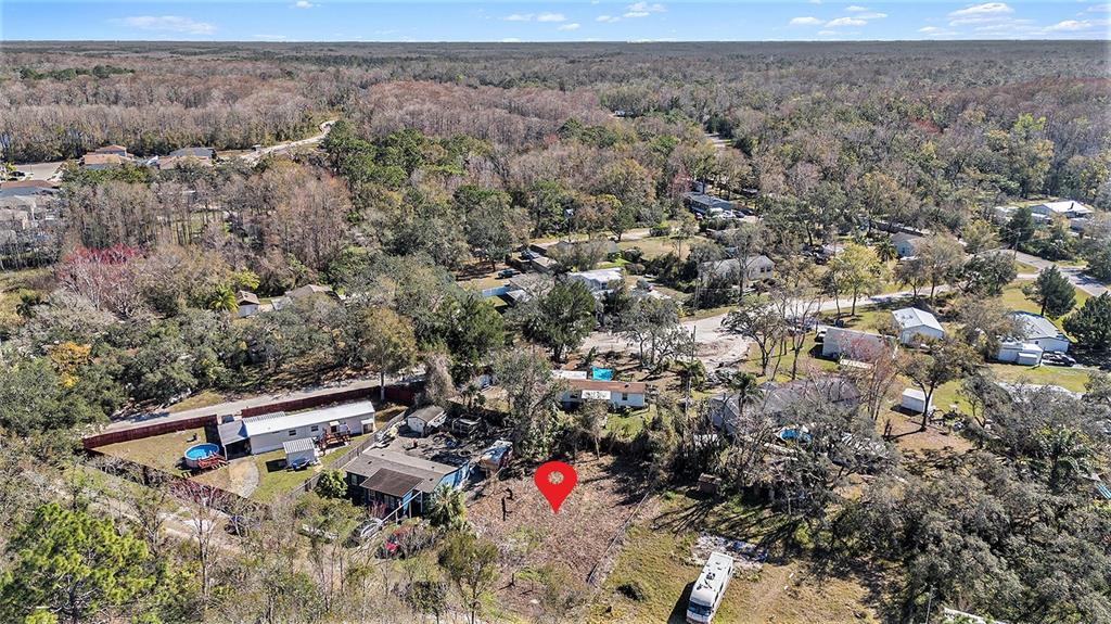Polo Street New Port Richey, FL 34654 - Photo 21 of 22 an aerial view of house with yard and mountain view in back