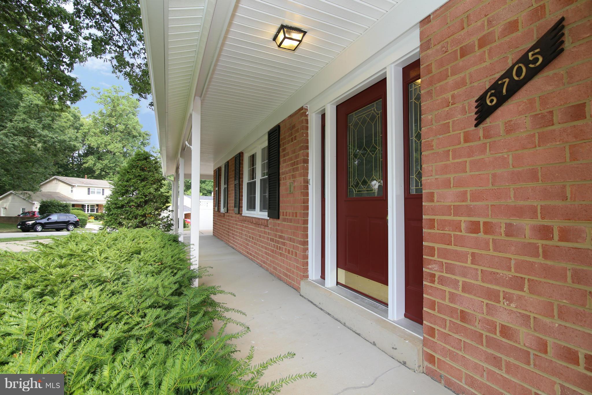 6705 Red Jacket Road Springfield, VA 22152 - Photo 2 of 30 Covered Front Porch