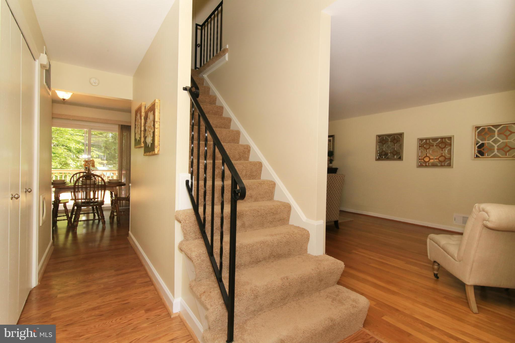 6705 Red Jacket Road Springfield, VA 22152 - Photo 15 of 30 Staircase & Center Hallway