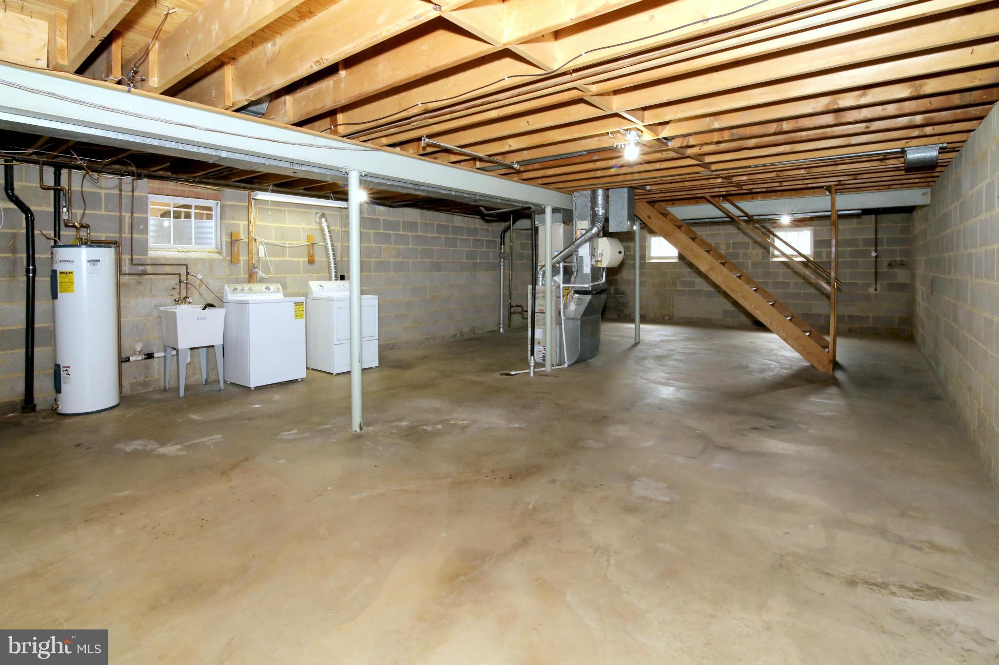 6705 Red Jacket Road Springfield, VA 22152 - Photo 23 of 30 Unfinished Basement