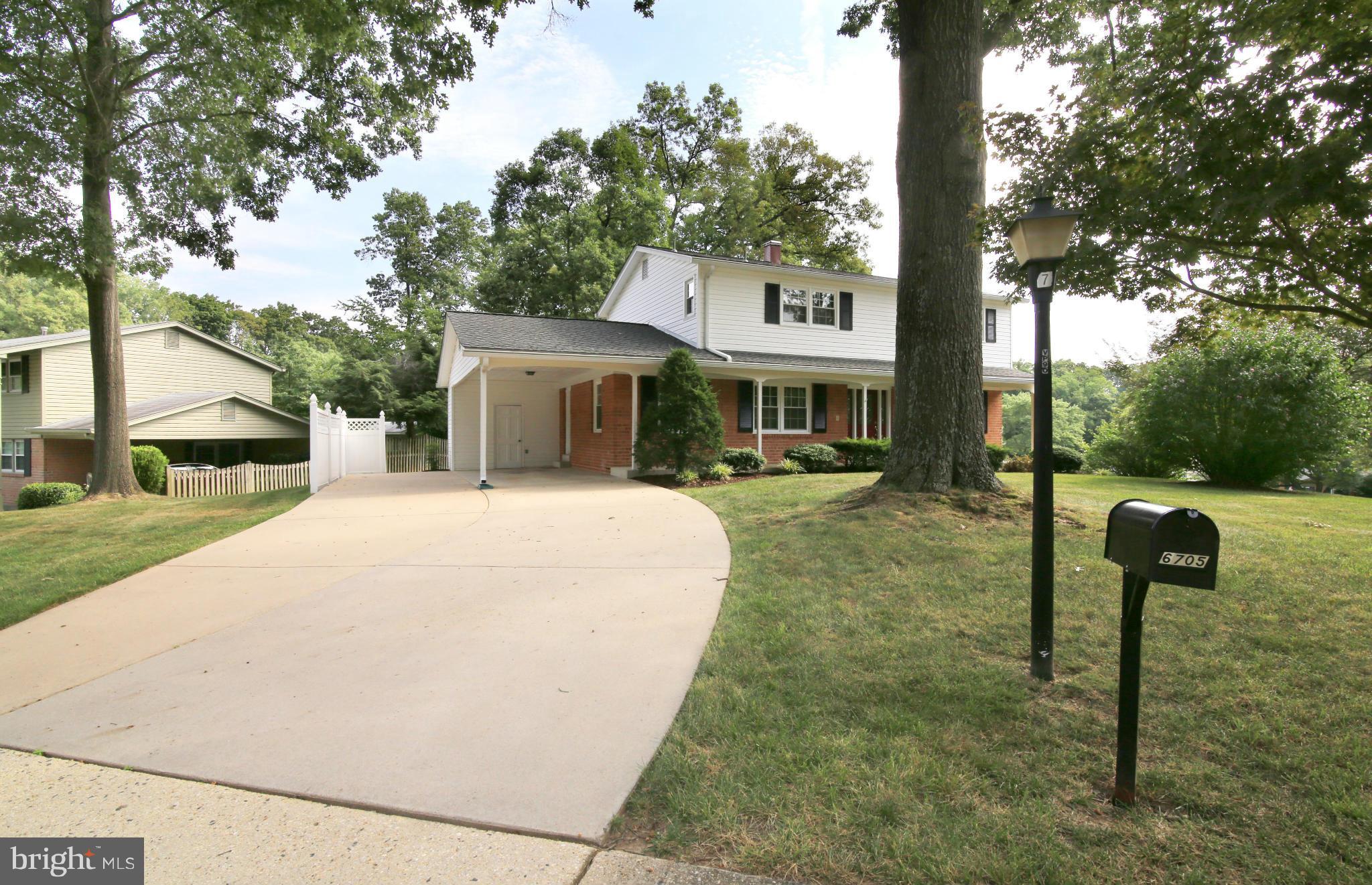 6705 Red Jacket Road Springfield, VA 22152 - Photo 29 of 30 Extra-wide Concrete Driveway