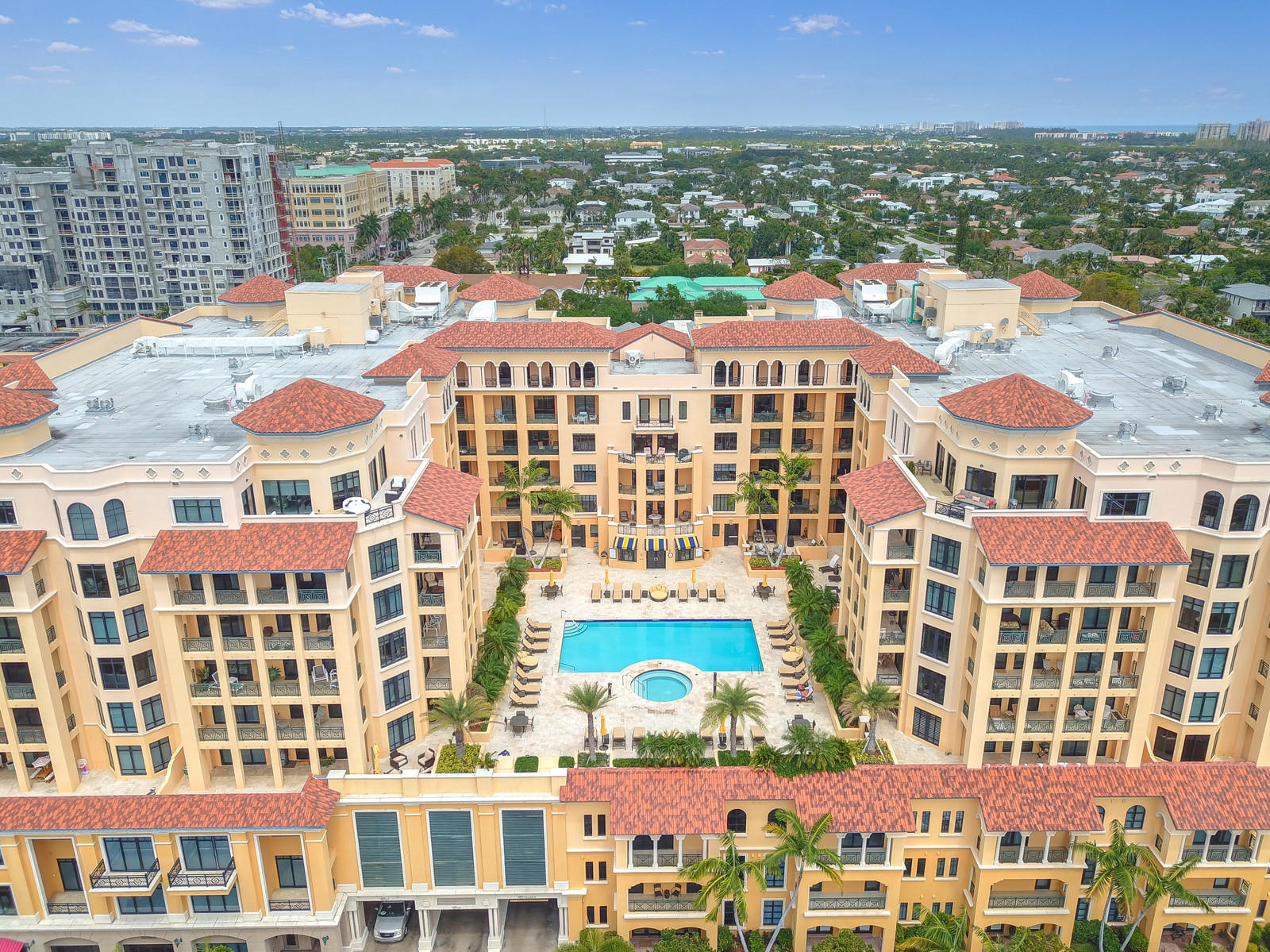 200 East Palmetto Park Road, Unit 811 Boca Raton, FL 33432 - Photo 22 of 24 Aerial view pool deck