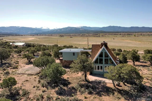 a view of a lake with a mountain in the background