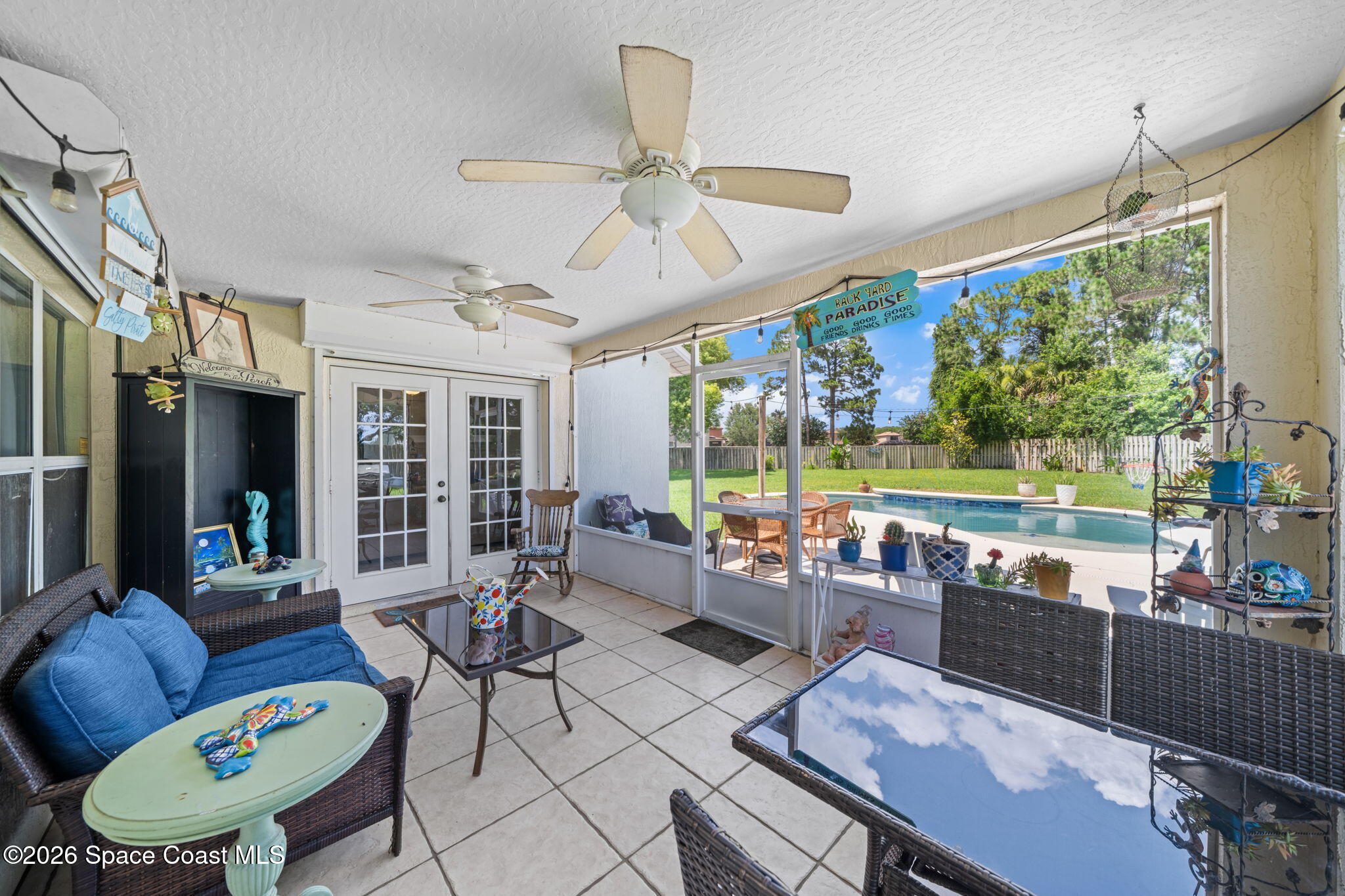 1168 Winding Meadows Road Rockledge, FL 32955 - Photo 10 of 46 Patio overlooking backyard
