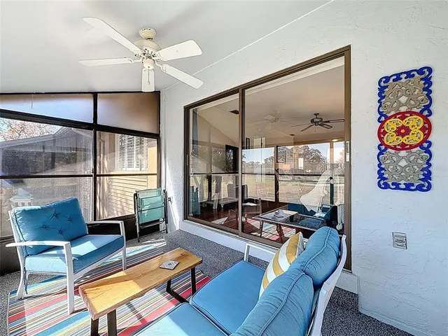 a view of a livingroom with furniture