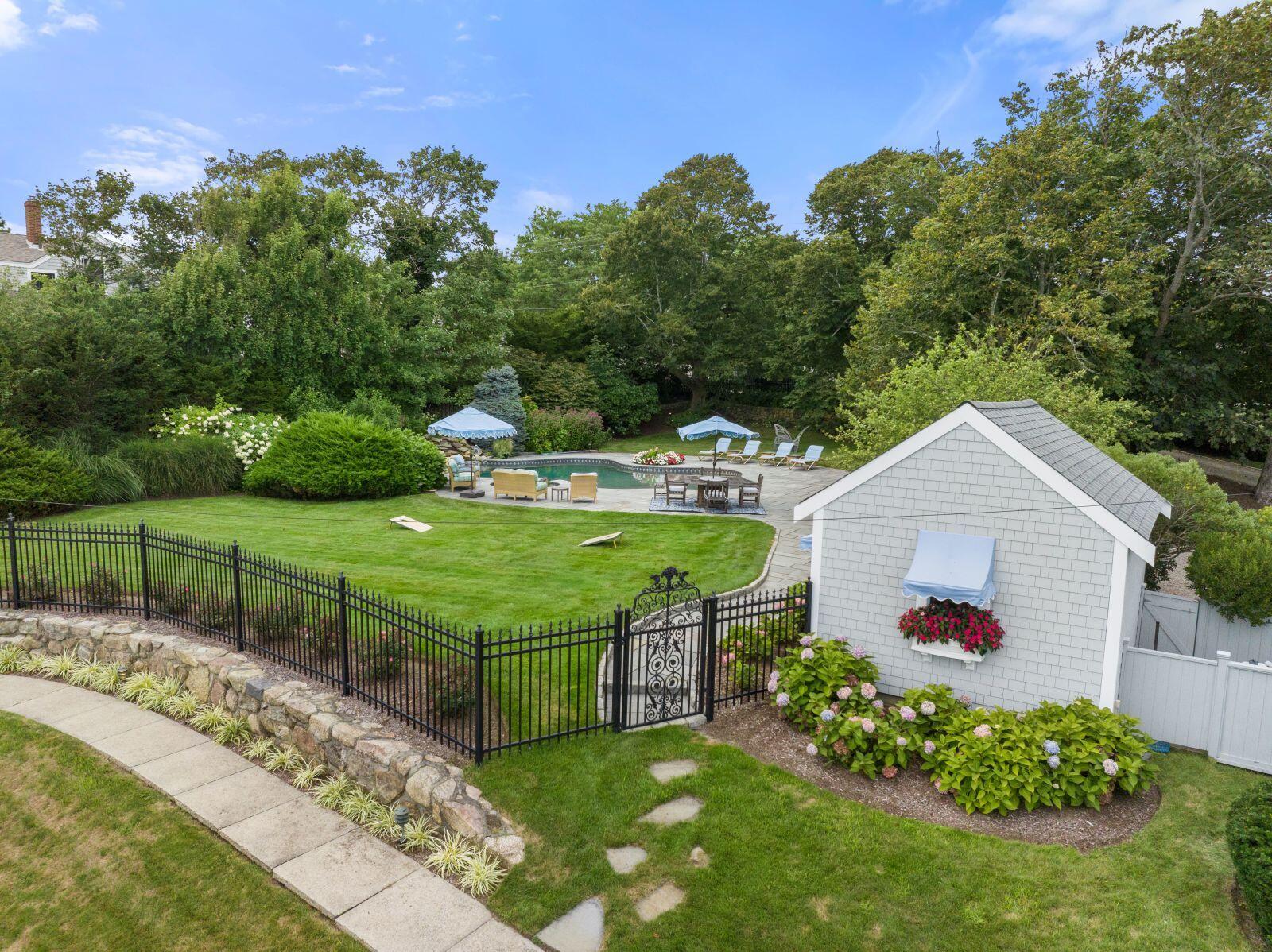 749 South Main Street Centerville, MA 02632 - Photo 74 of 79 Pool yard and changing cottage