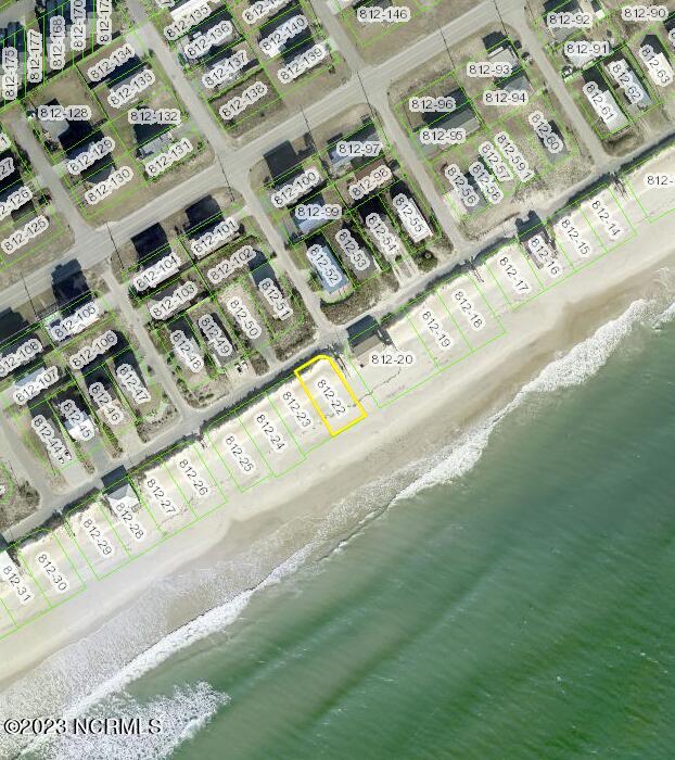 334 Topsail Road North Topsail Beach, NC 28460 - Photo 28 of 29 GIS Aerial