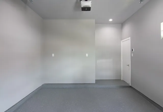 an empty room with a empty space