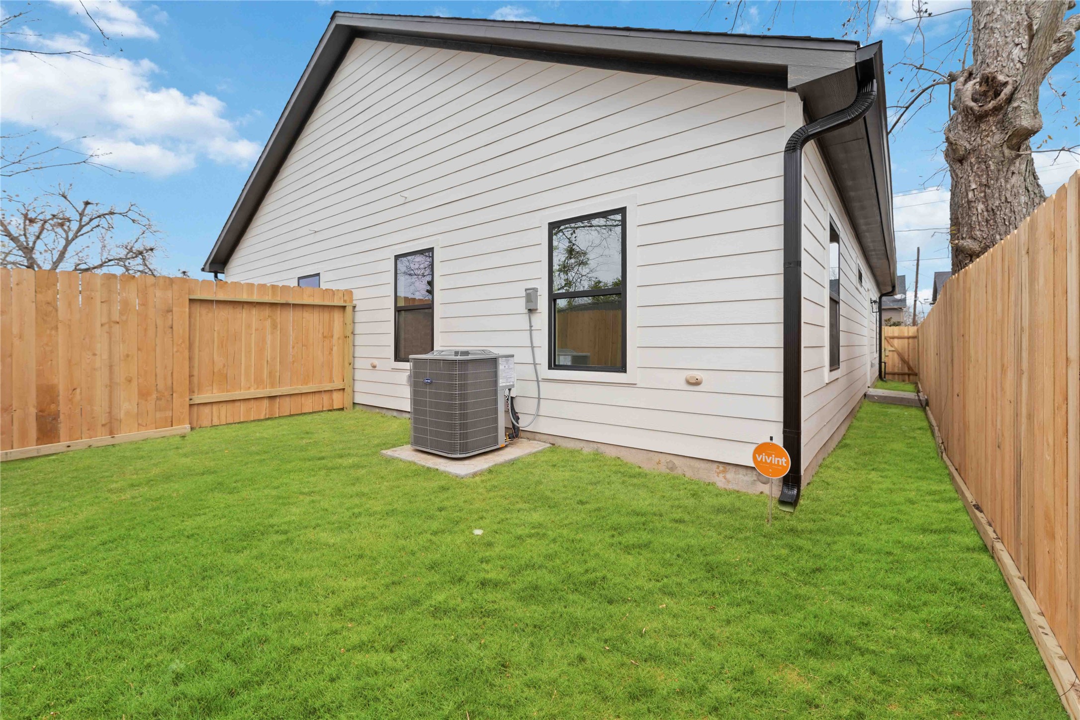4314 Stassen Street Houston, TX 77051 - Photo 27 of 28 a view of backyard with garden and deck