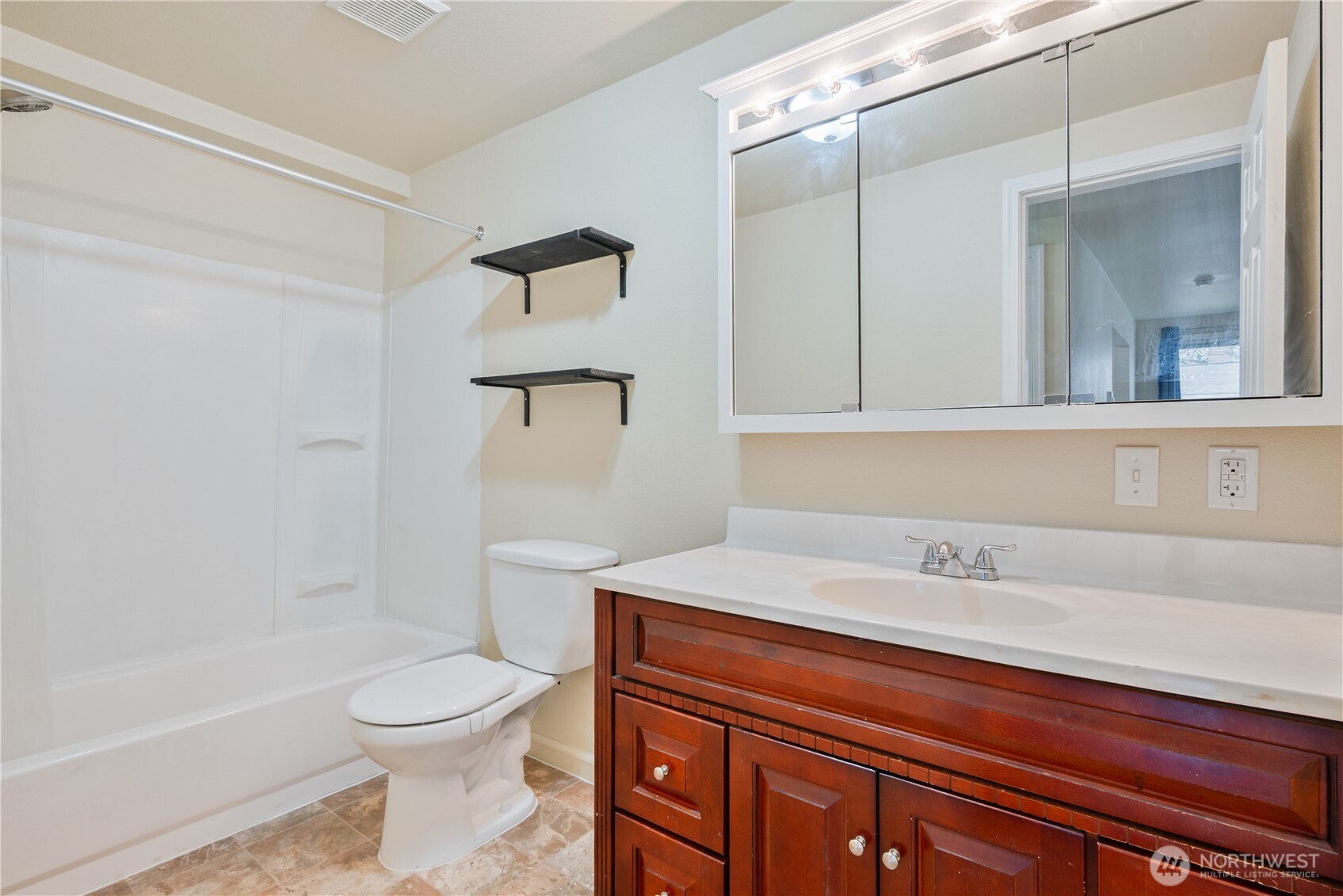 96 Dirk Lane Kelso, WA 98626 - Photo 8 of 13 a bathroom with a sink a toilet and shower