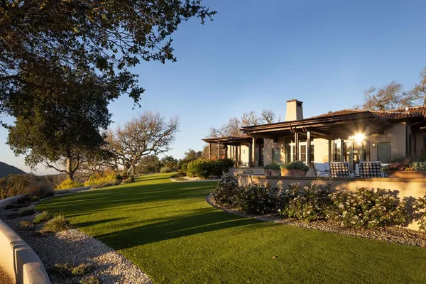 a view of outdoor space with seating