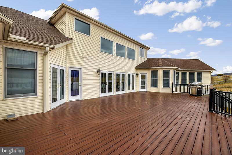 4320 Valley View Road Middletown, MD 21769 - Photo 26 of 30 a view of backyard with deck and wooden floor