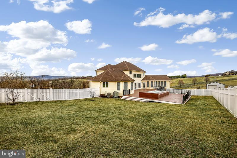 4320 Valley View Road Middletown, MD 21769 - Photo 27 of 30 a view of a terrace with a garden and mountains