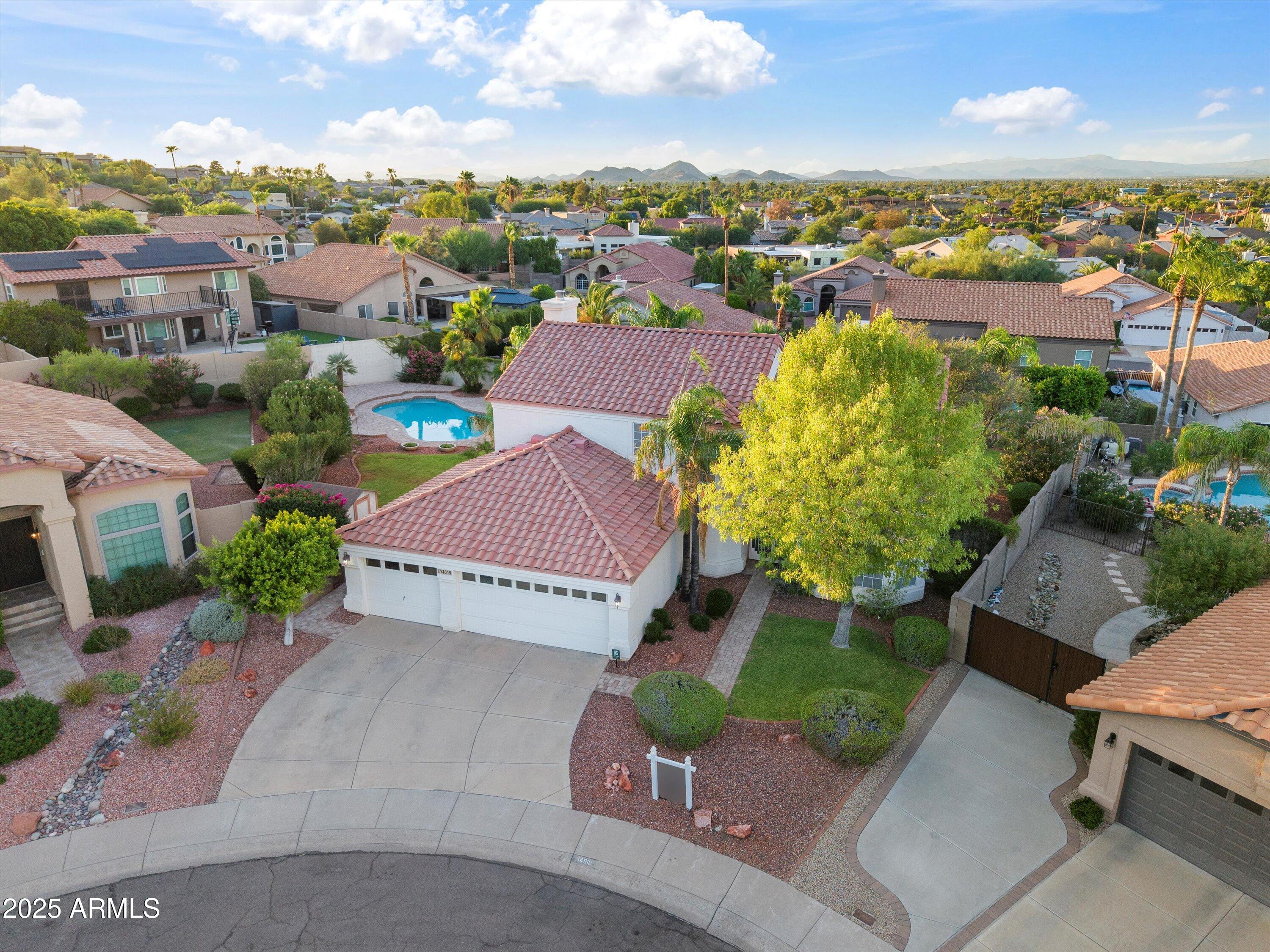 14019 North 29th Place Phoenix, AZ 85032 - Photo 41 of 92 02-Aerial Front