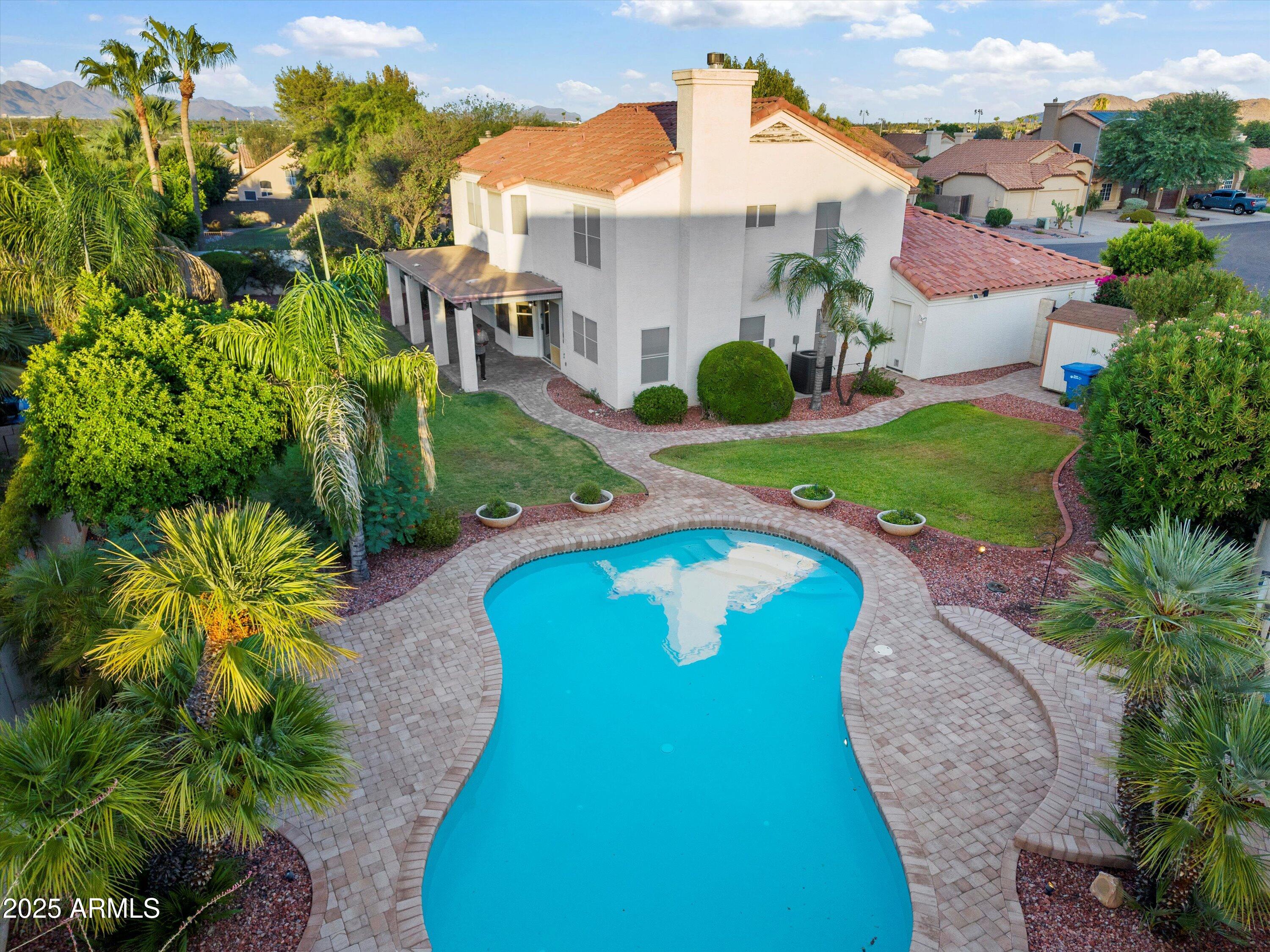 14019 North 29th Place Phoenix, AZ 85032 - Photo 54 of 92 43-Aerial Back