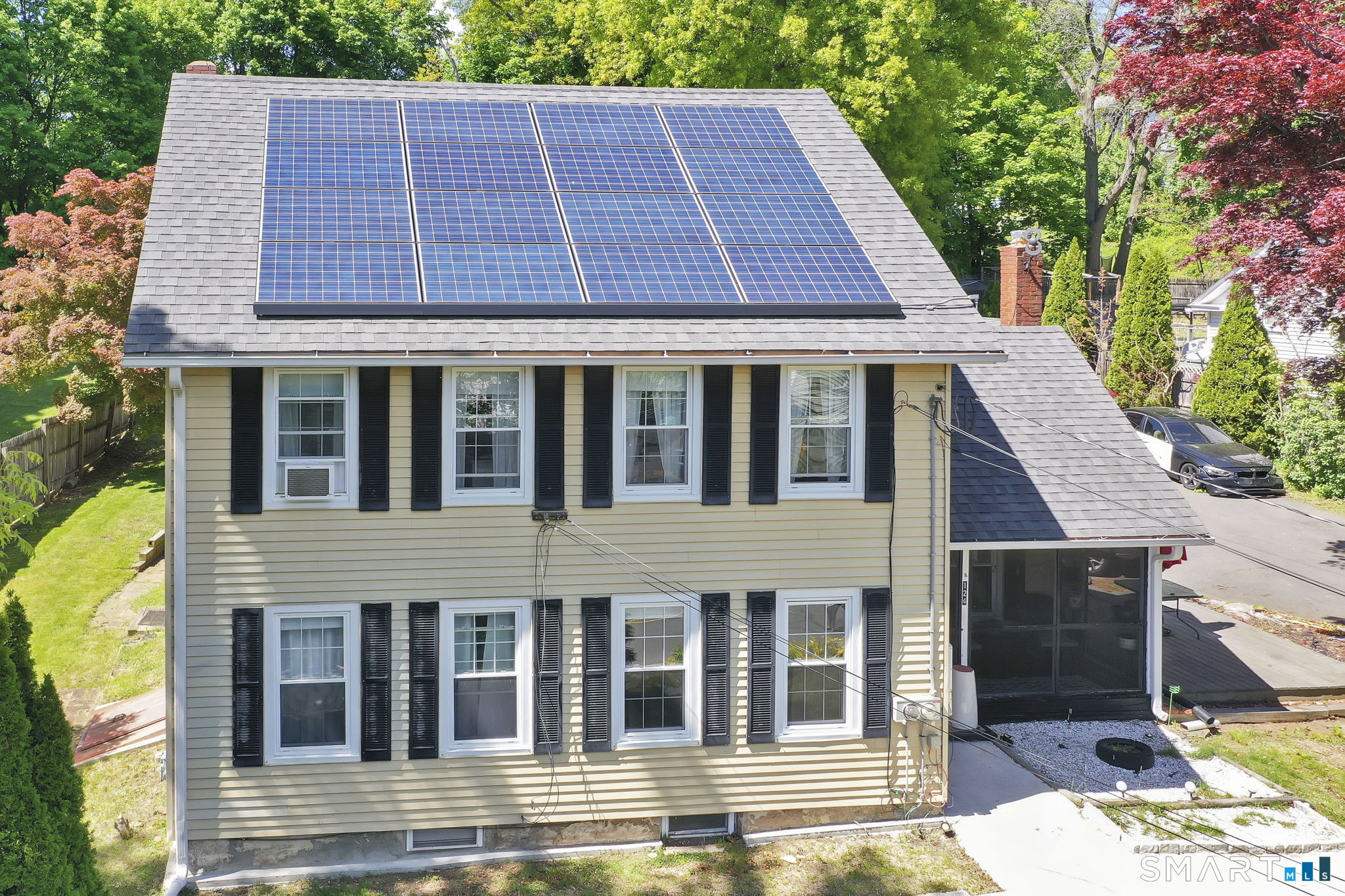 124 Prospect Street Vernon, CT 06066 - Photo 5 of 31 a aerial view of a house yard