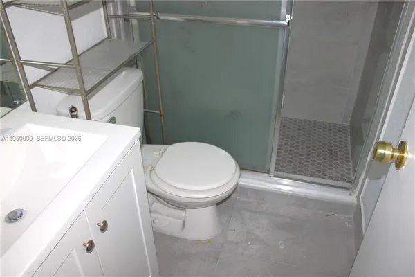 a close view of a toilet in a bathroom