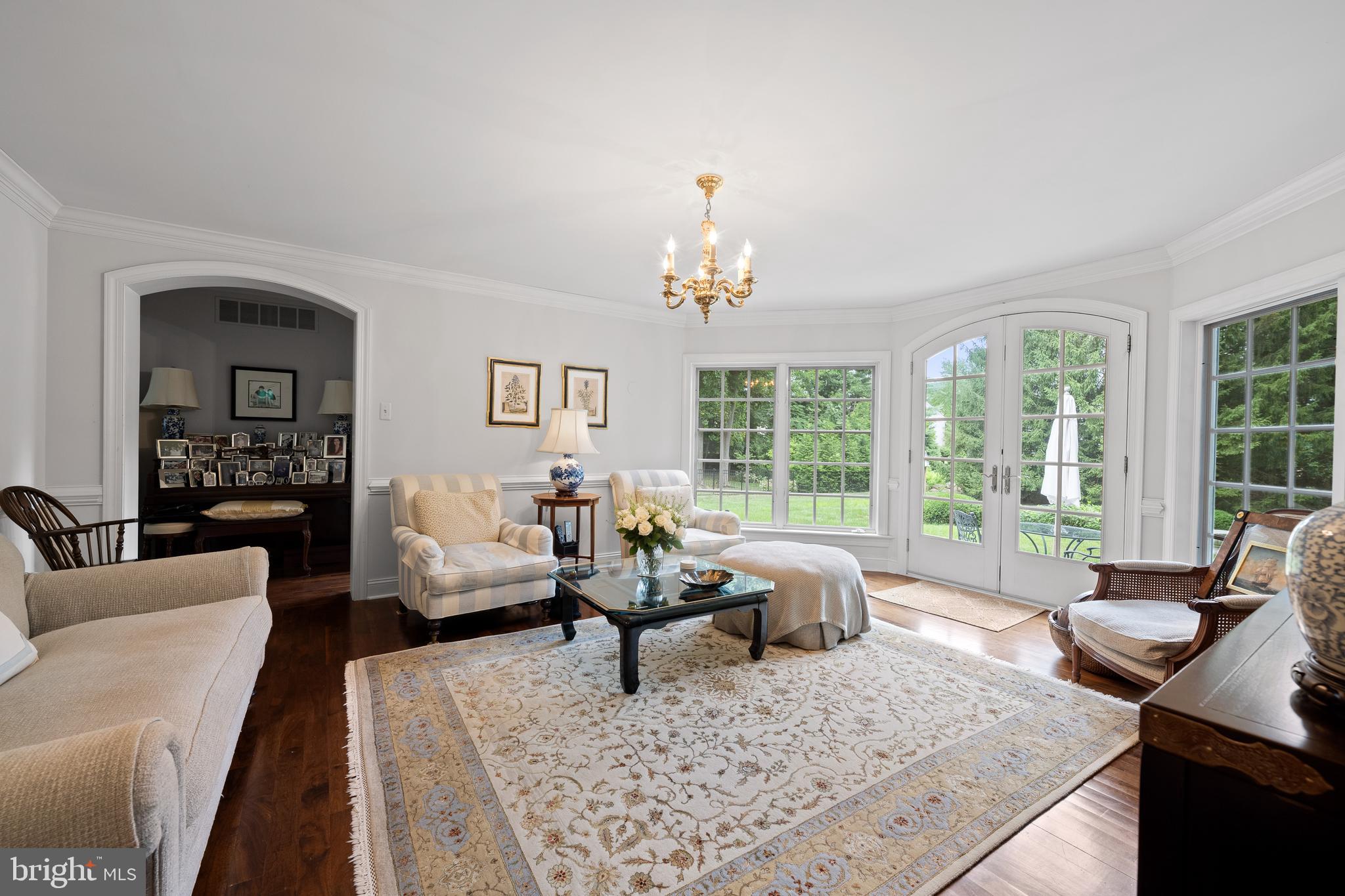 599 Longchamps Drive Wayne, PA 19087 - Photo 13 of 35 a living room with furniture and a large window