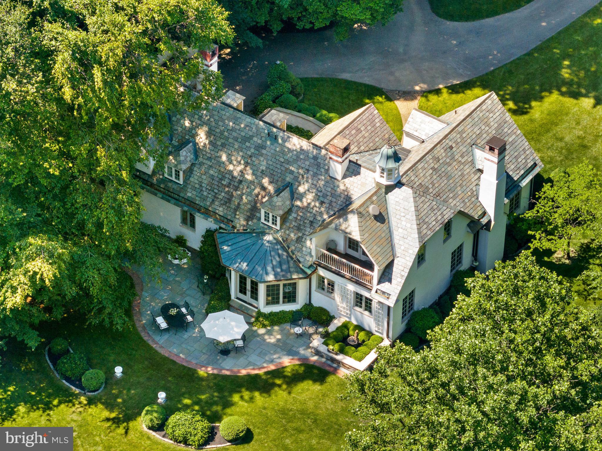 599 Longchamps Drive Wayne, PA 19087 - Photo 33 of 35 an aerial view of a house