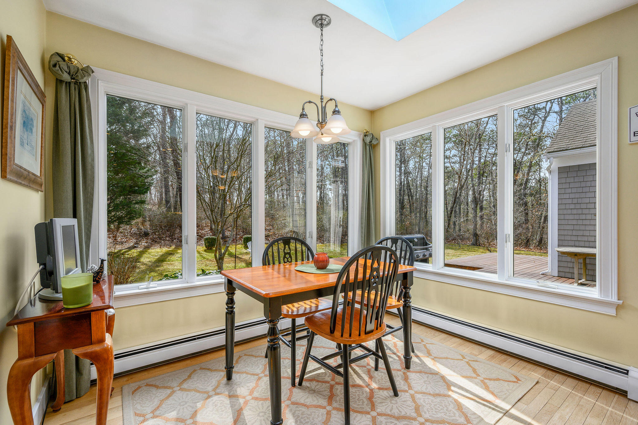 78 Red Maple Road Brewster, MA 02631 - Photo 15 of 39 a dining room with furniture water view and a floor to ceiling window