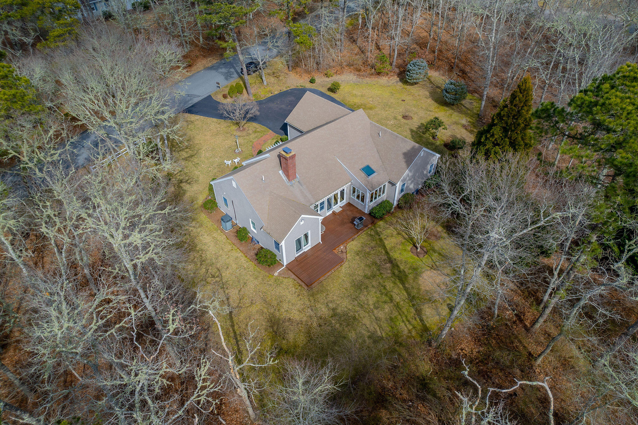 78 Red Maple Road Brewster, MA 02631 - Photo 5 of 39 an aerial view of residential house with outdoor space