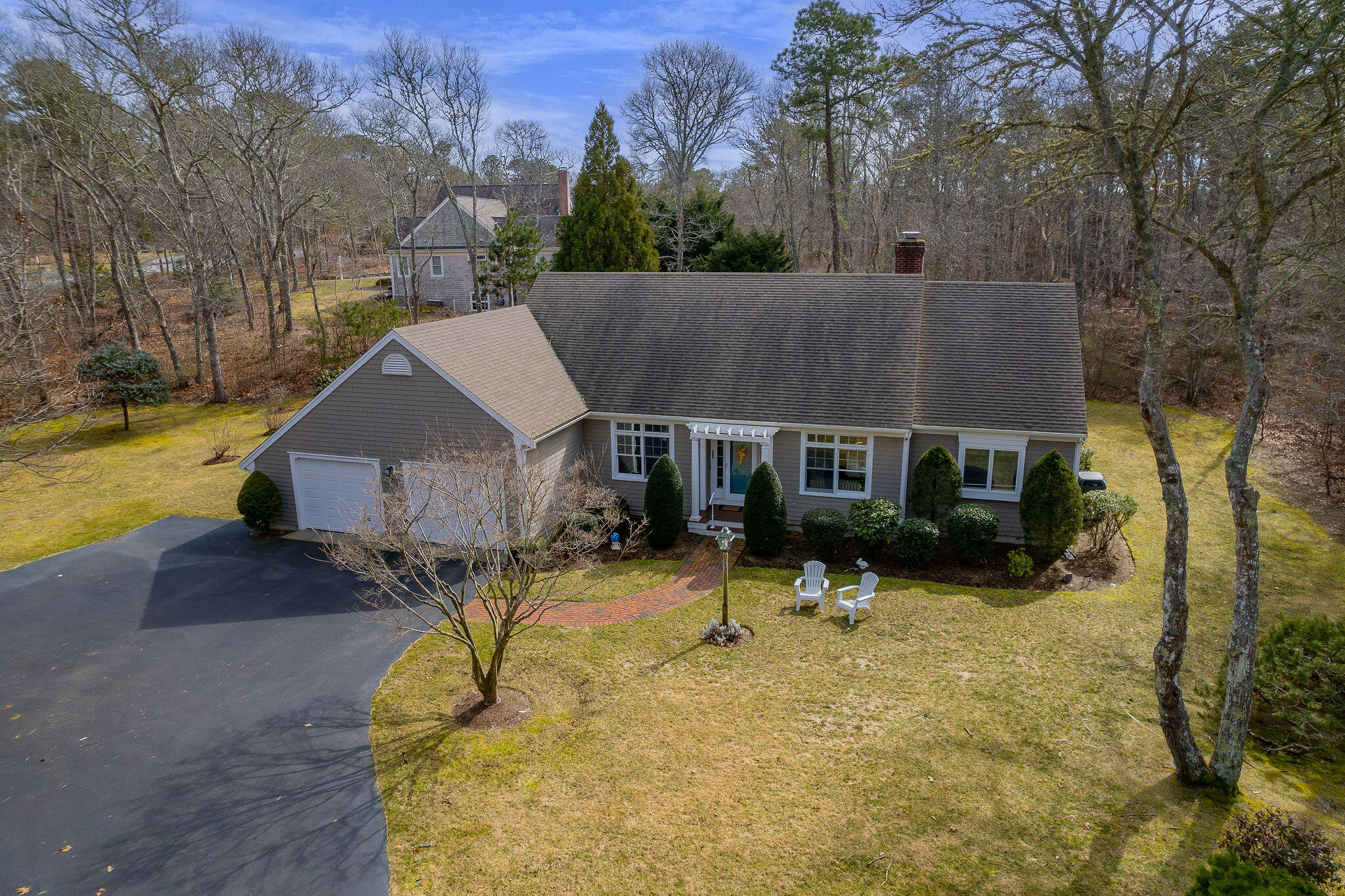 78 Red Maple Road Brewster, MA 02631 - Photo 6 of 39 a view of house with outdoor space and sitting area