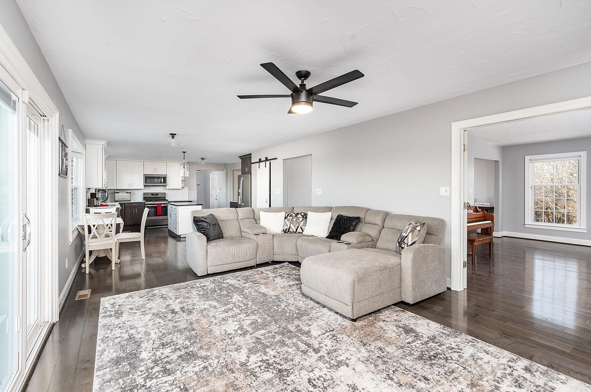 441 Barrenridge Road Fishersville, VA 22939 - Photo 23 of 71 a living room with furniture and a view of kitchen