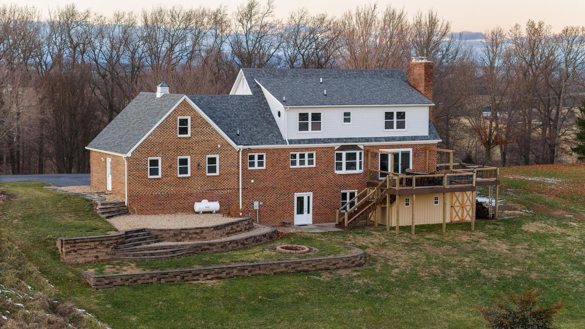 441 Barrenridge Road Fishersville, VA 22939 - Photo 63 of 71 a aerial view of a house next to a yard