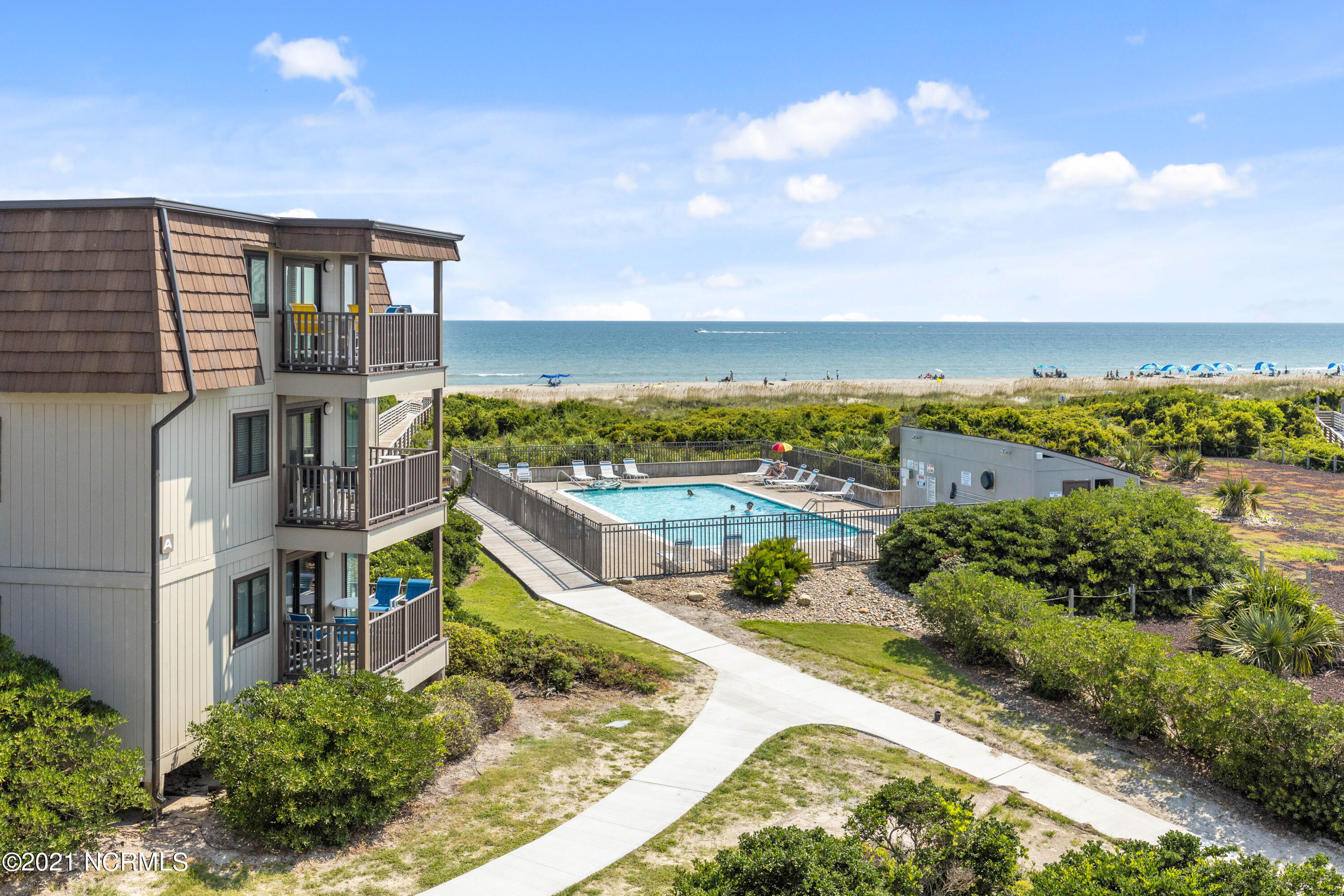 2008 East Fort Macon Road, Unit B17 Atlantic Beach, NC 28512 - Photo 1 of 60 Balcony / Den view