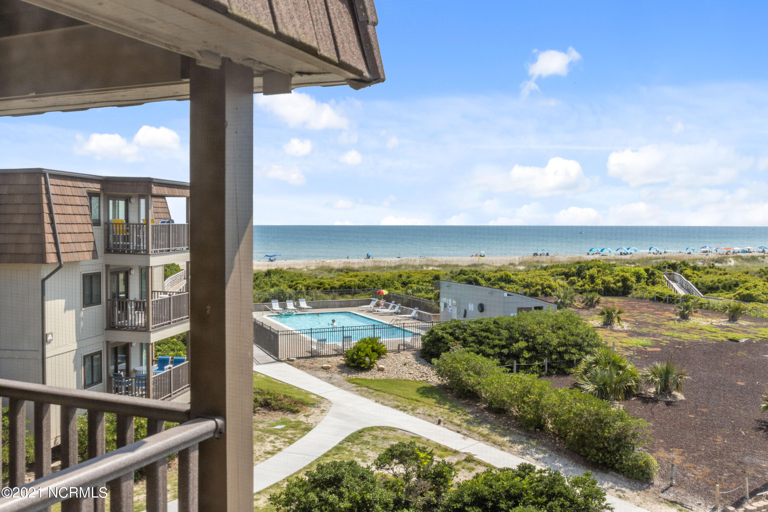 2008 East Fort Macon Road, Unit B17 Atlantic Beach, NC 28512 - Photo 11 of 60 View from principal Bedroom