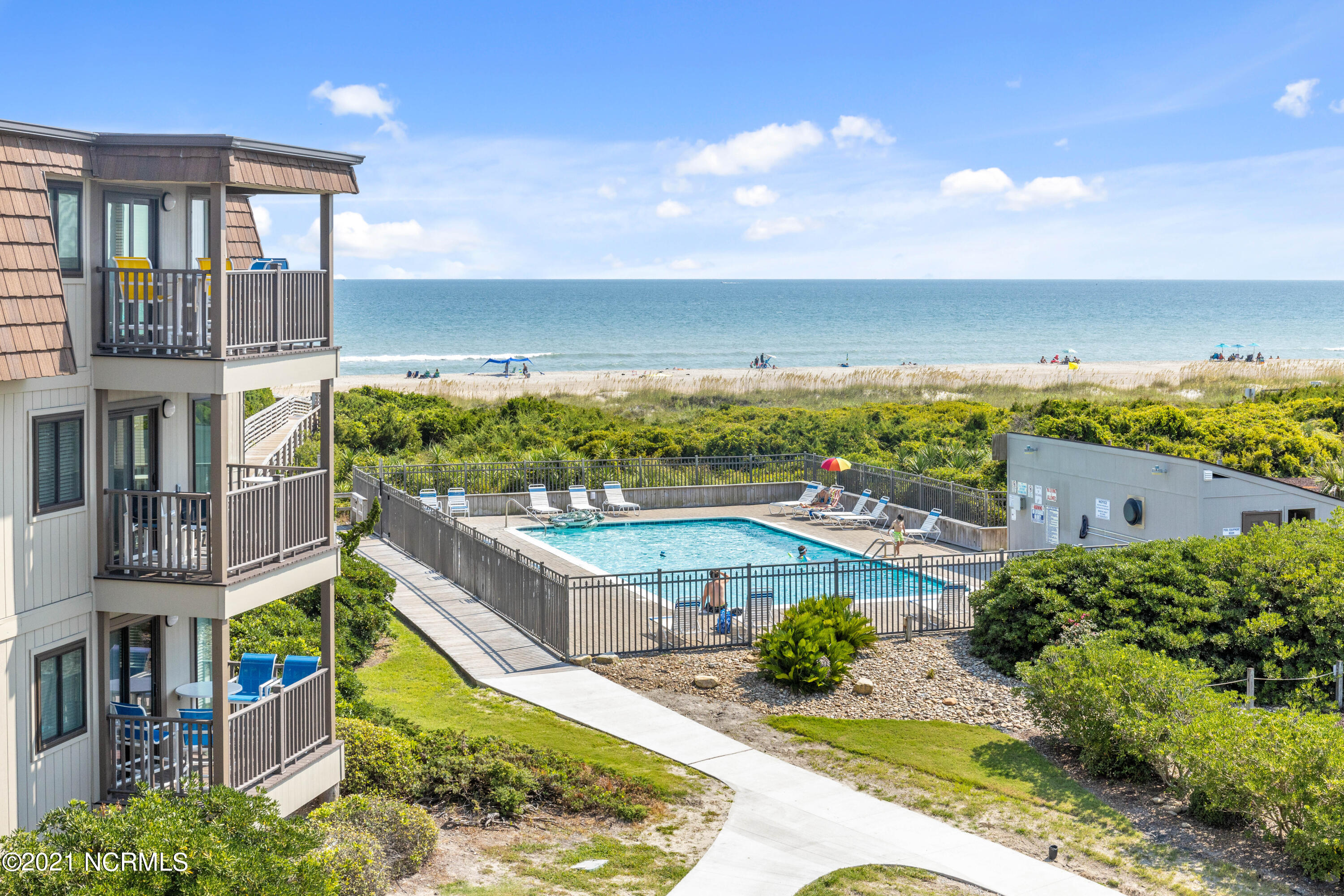 2008 East Fort Macon Road, Unit B17 Atlantic Beach, NC 28512 - Photo 30 of 60 View from Balcony