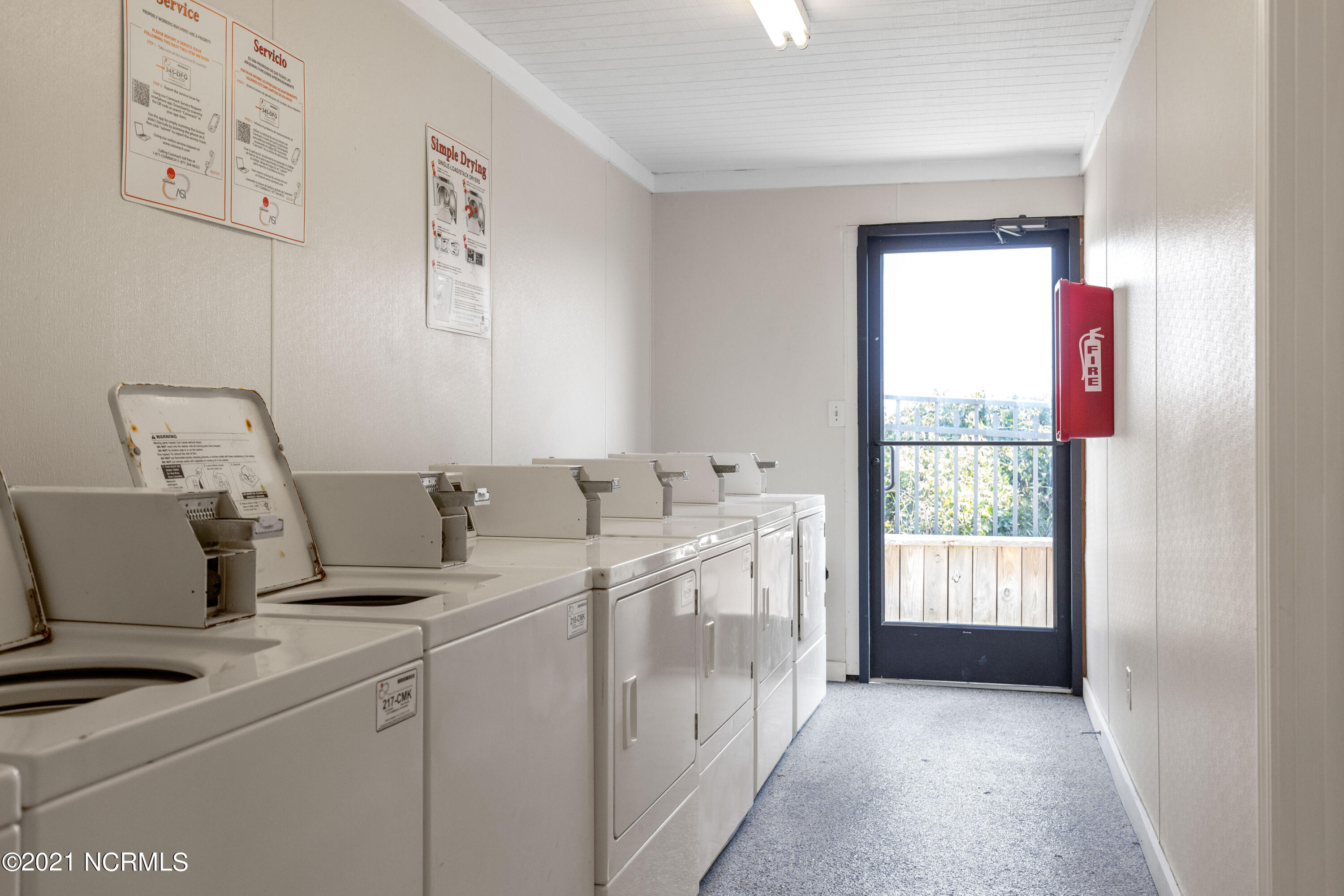 2008 East Fort Macon Road, Unit B17 Atlantic Beach, NC 28512 - Photo 37 of 60 On site coin laundry