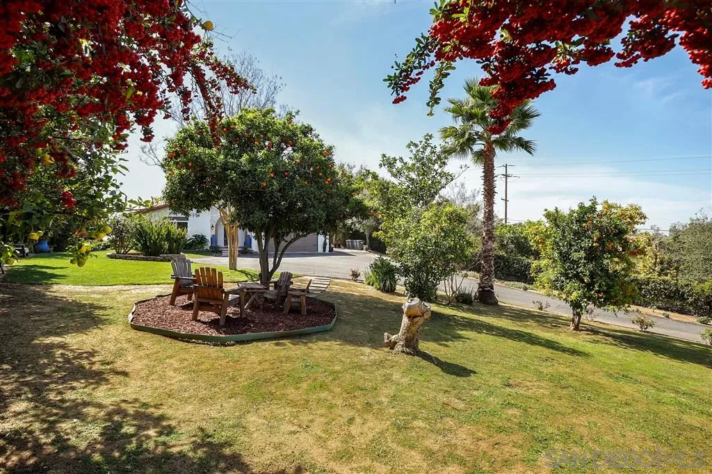 1285 Palomino Road Fallbrook, CA 92028 - Photo 3 of 25 a view of a swimming pool with a yard