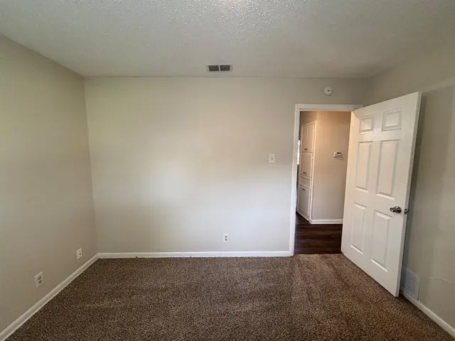 an empty room with entrance